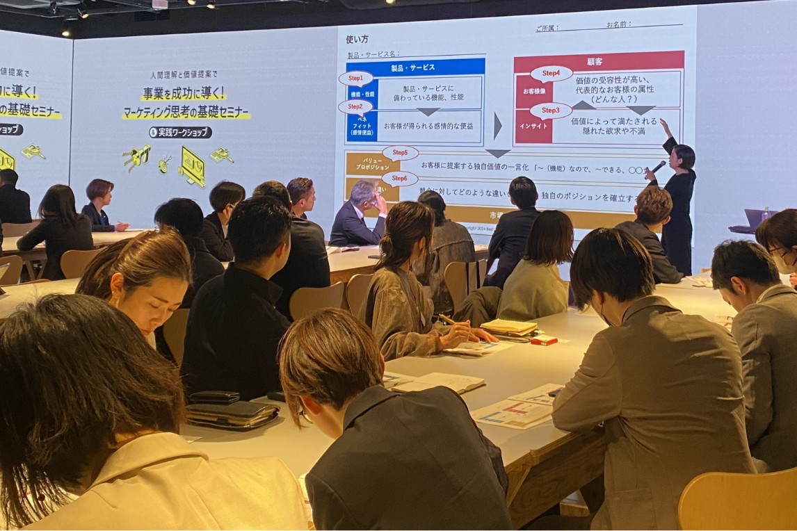 企業向けマーケティング勉強会の様子