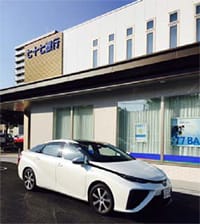 写真:燃料電池自動車の導入